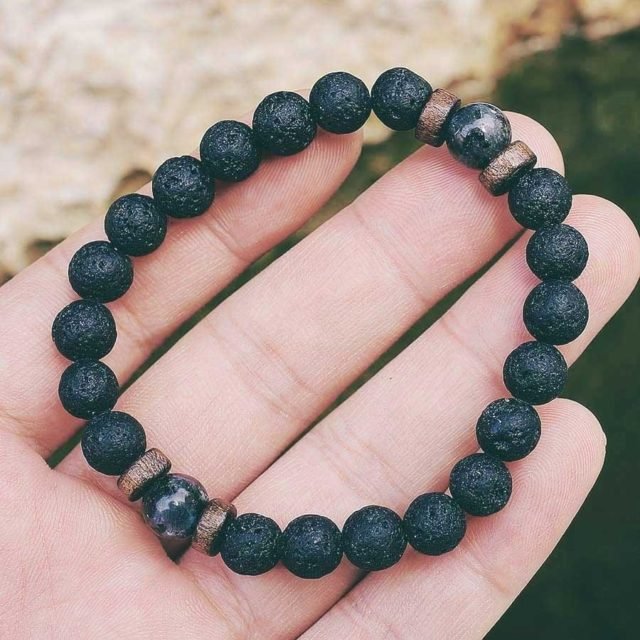 Men’s Natural Moonstone Beaded Bracelets