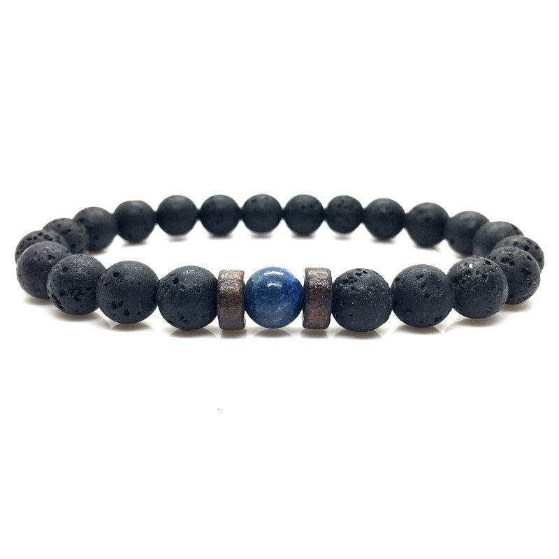 Men's Natural Moonstone Beaded Bracelets