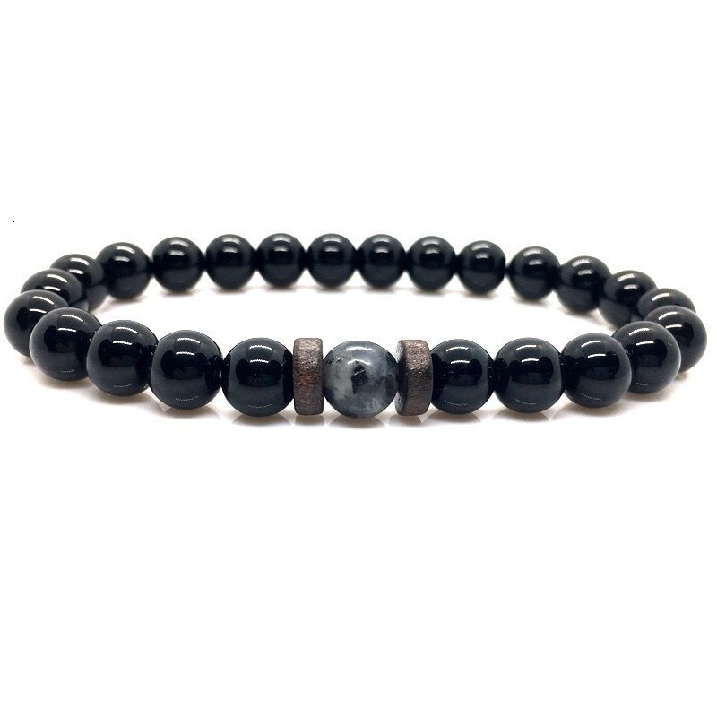 Men's Natural Moonstone Beaded Bracelets