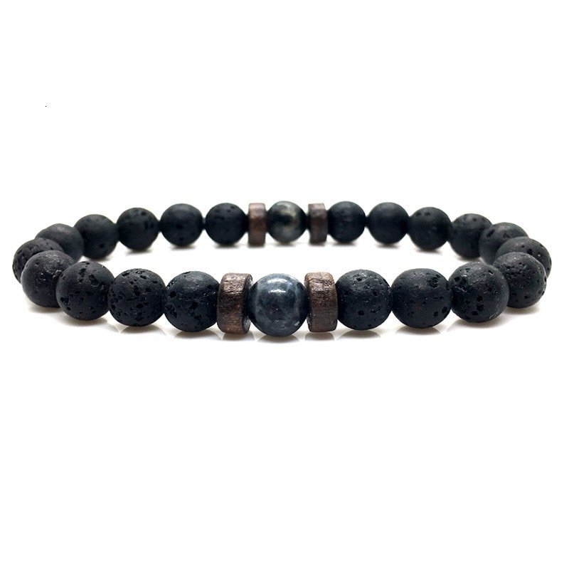 Men's Natural Moonstone Beaded Bracelets
