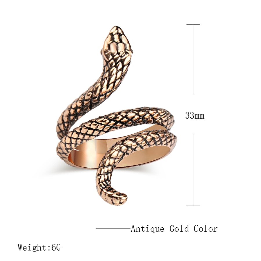 Women's Snake Multilayer Ring