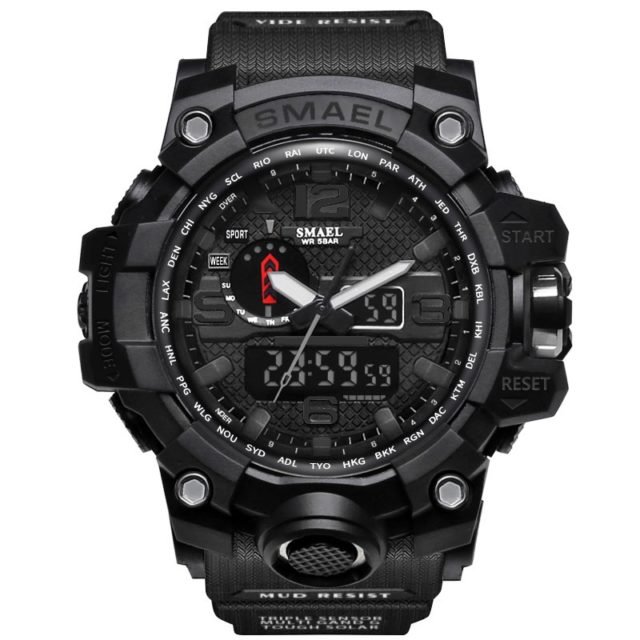 Rugged Sports Watches for Men with Digital and Analogue Display