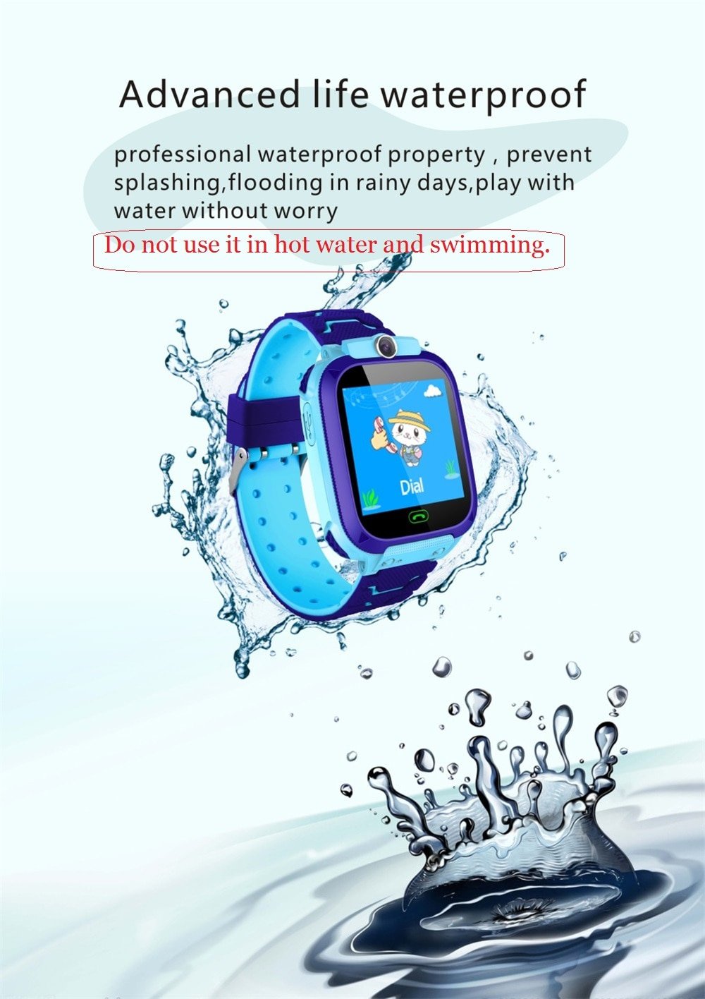 Kid's Waterproof Anti-lost Smart Watch
