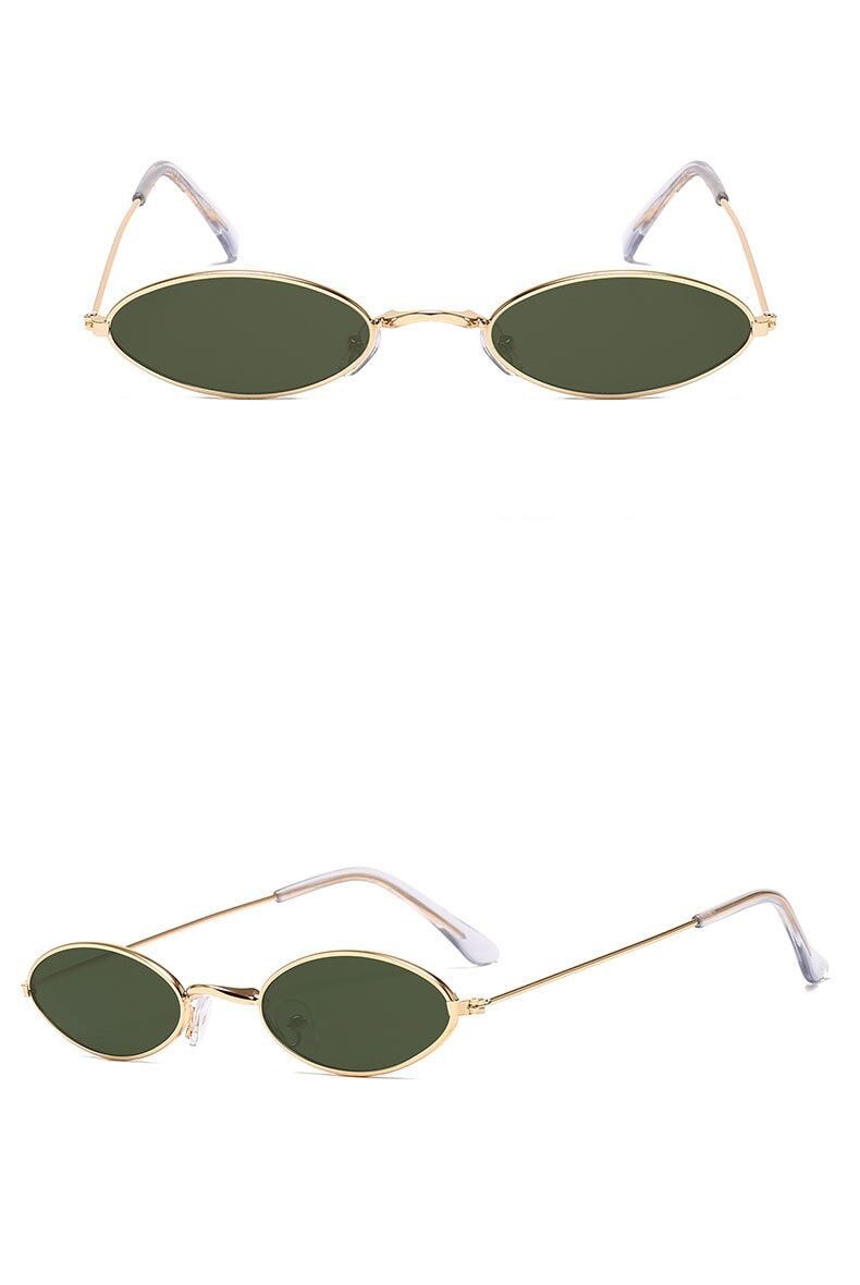 Unisex Retro Small Oval Sunglasses Unisex Retro Small Oval Sunglasses