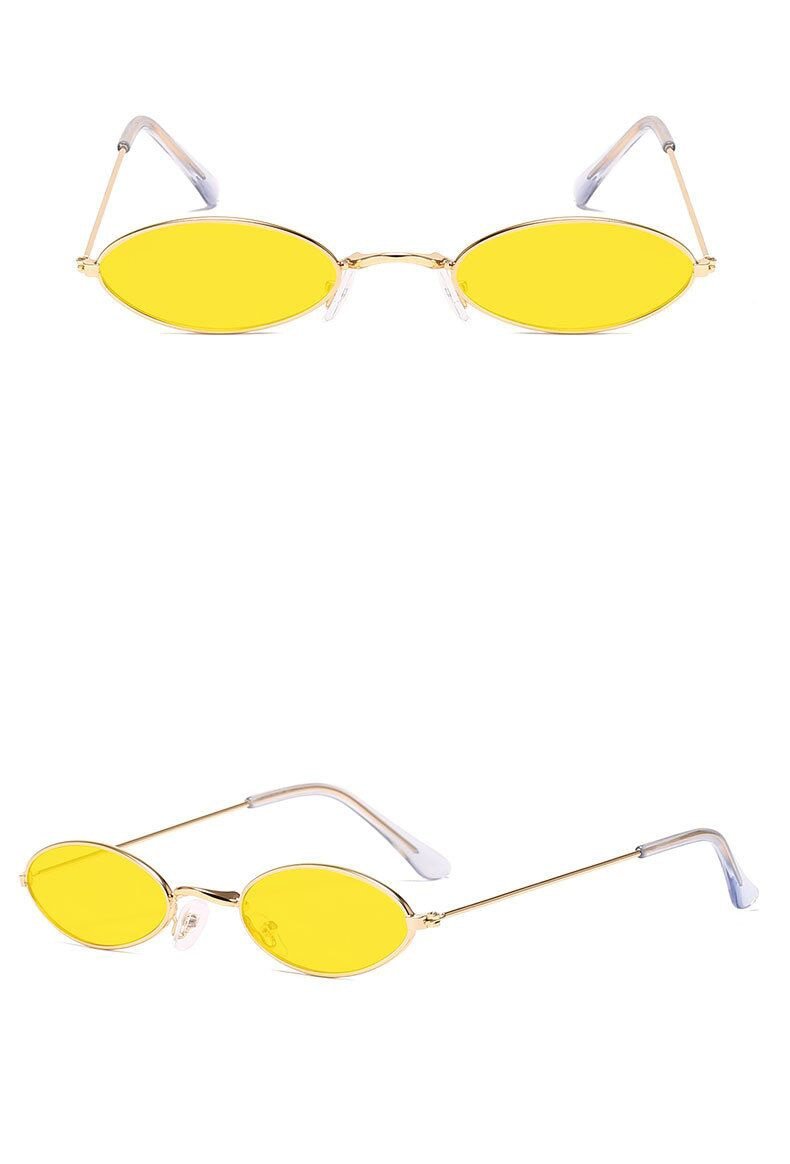 Unisex Retro Small Oval Sunglasses Unisex Retro Small Oval Sunglasses